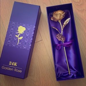 24 k real gold rose